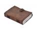 Genuine Handmade Leather Journal Dragon Embossed New Charcoal Color Notebook 